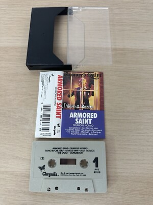 Armored Saint - Delirious Nomad - Cassette Tape - 1985 Chrysalis PVT 41516