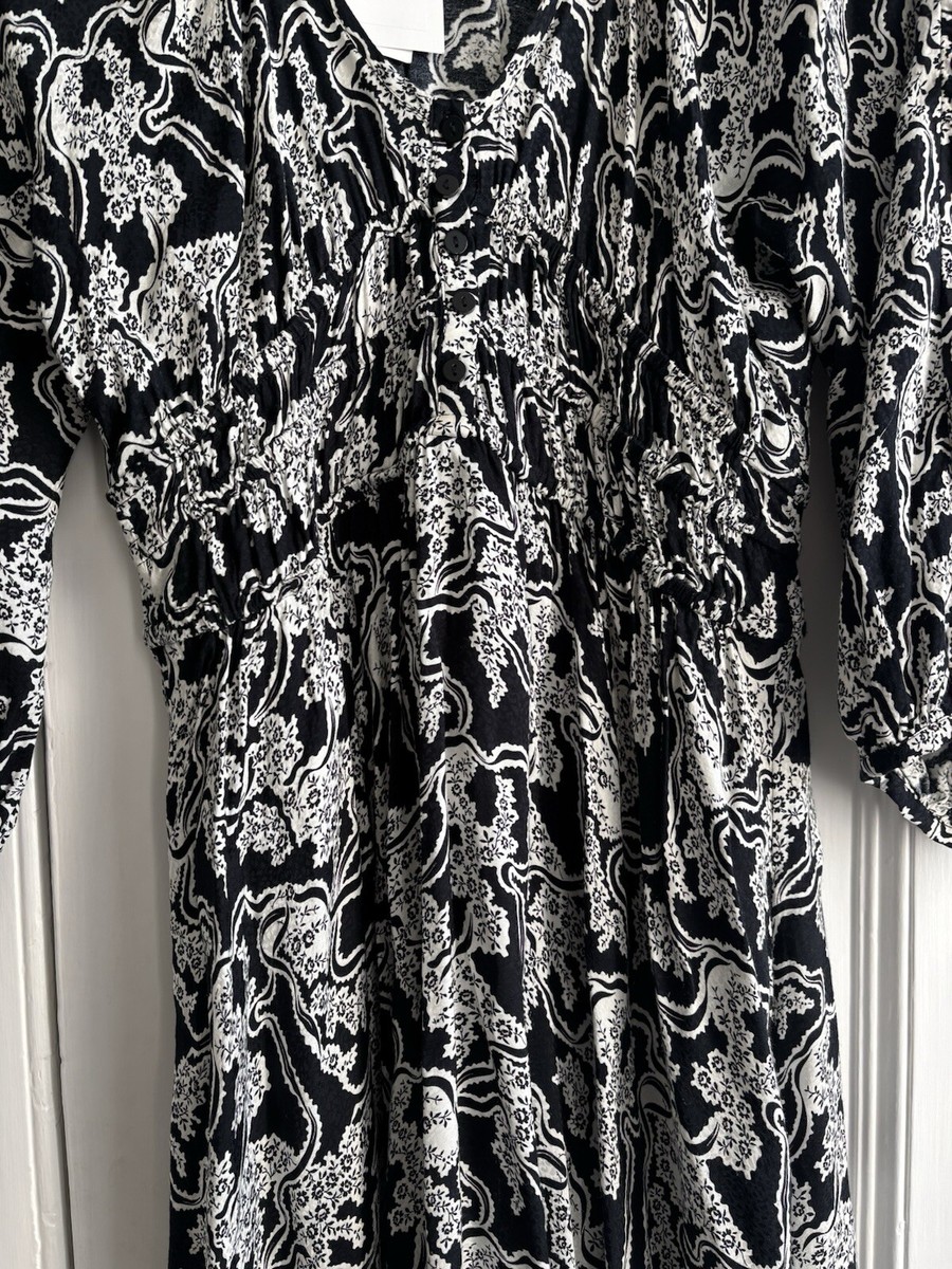 bash black and white dress Ba&sh Derby Polka-dot V-neck Maxi Dress main image 1