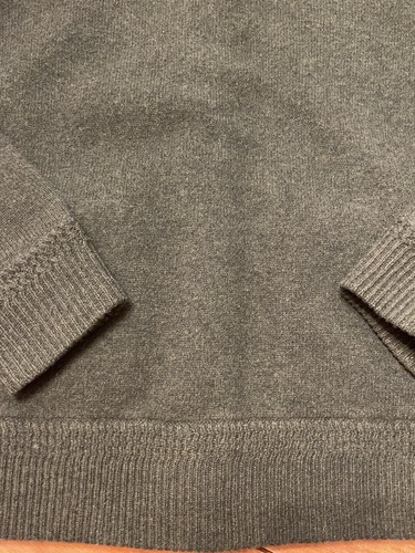 J. Crew LambsWool Chore Coat Cardigan Sweater Mens Small Olive Green Chunky Knit - Picture 7 of 8