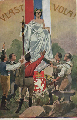 PC SOKOL MOVEMENT, VLAST VOLA, Vintage Postcard (b28258)
