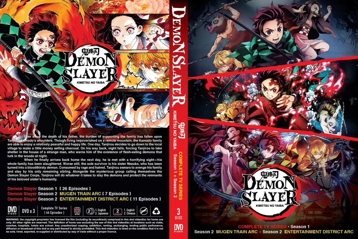 DVD Demon Slayer: Kimetsu No Yaiba Season 2 (1-18End) + Mugen