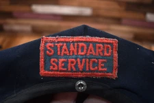 Vintage Standard Oil Patch Gas Service Station Attendants Slip Over Hat Cover