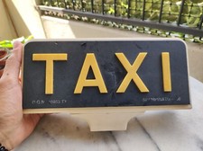 Insegna Taxi Spampinato Con Lettere In Rilievo!!