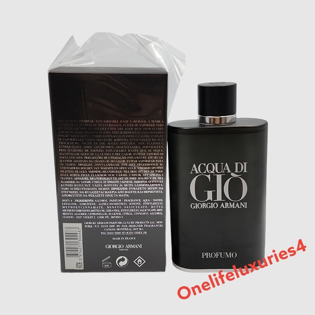 Acqua Di Gio Profumo by Giorgio Armani 6.08 oz Parfum Acqua Di Gio Profumo by Giorgio Armani 6.08 oz Parfum