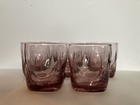 5 Libbey Imperial 3.5" Double Old Fashioned Plum Pink Whiskey Rocks Glasses EUC — photo 2