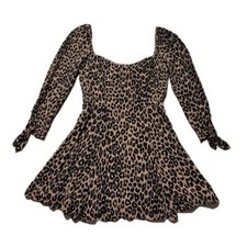 Reformation Women Beatrice Animal Print Bustier Mini Dress 4