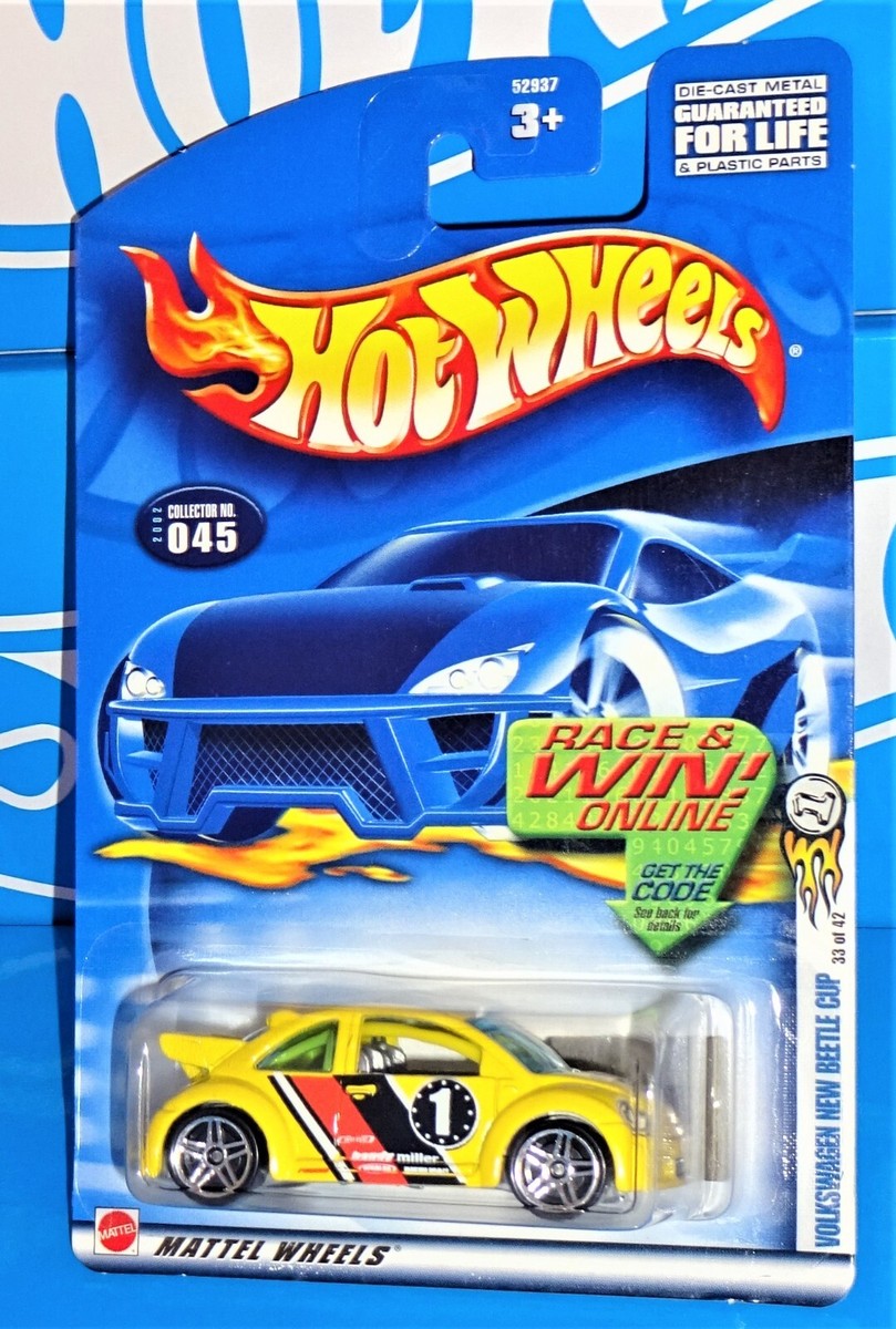 ［激レア］Hot Wheels トイフェア2005 H2 Hot Wheels 2002 First Edition #45 Volkswagen New Beetle Cup