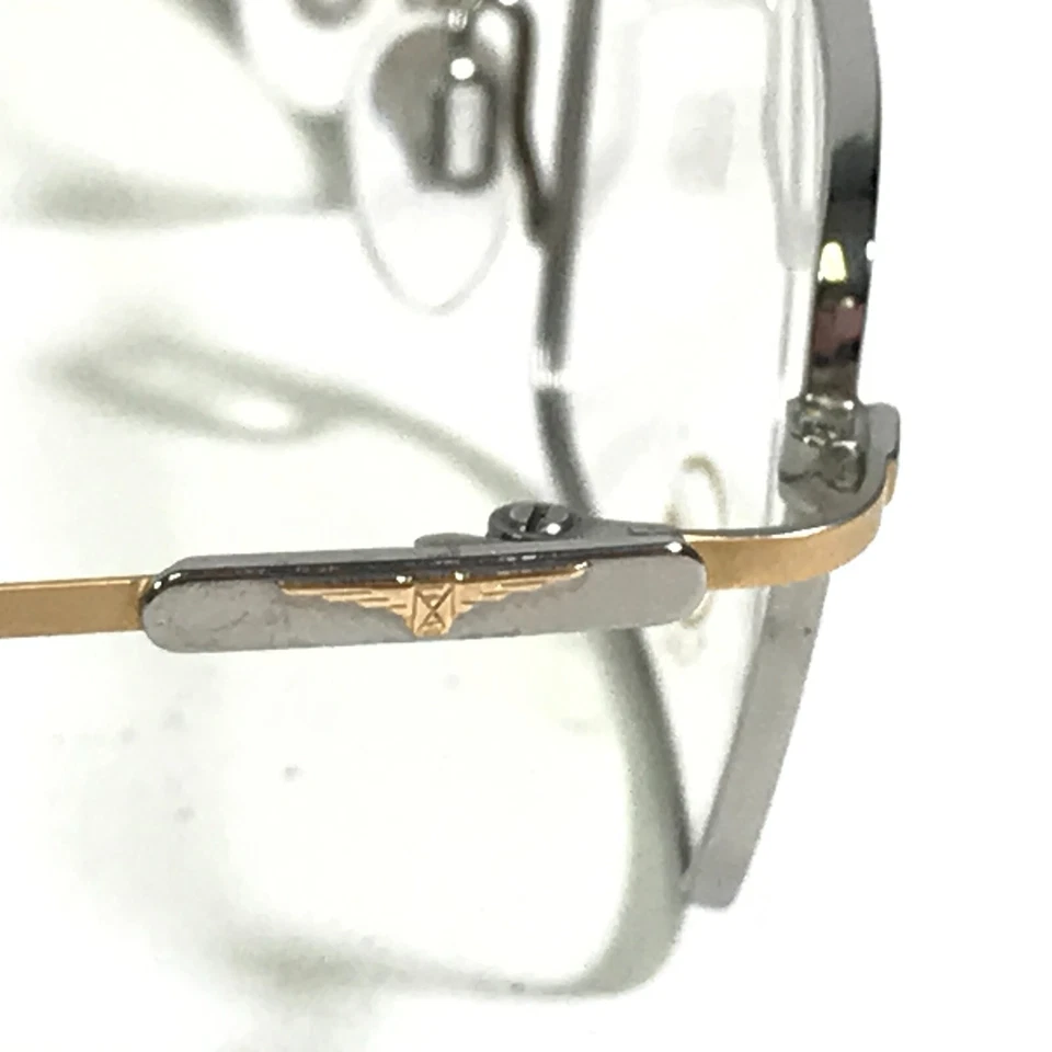 Monturas de gafas Longines by Metzler MOD 4356 023 plateadas doradas 50-19-135 Foto 4 de 4