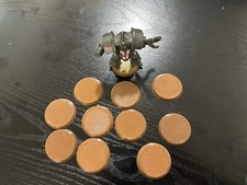 10 Heroscape Custom Base - Large D D Single figs  Base Stickers Not Included 
