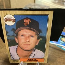 1987 TOPPS BASEBALL CARD KELLY DOWNS #438 SAN FRANCISCO GIANTS