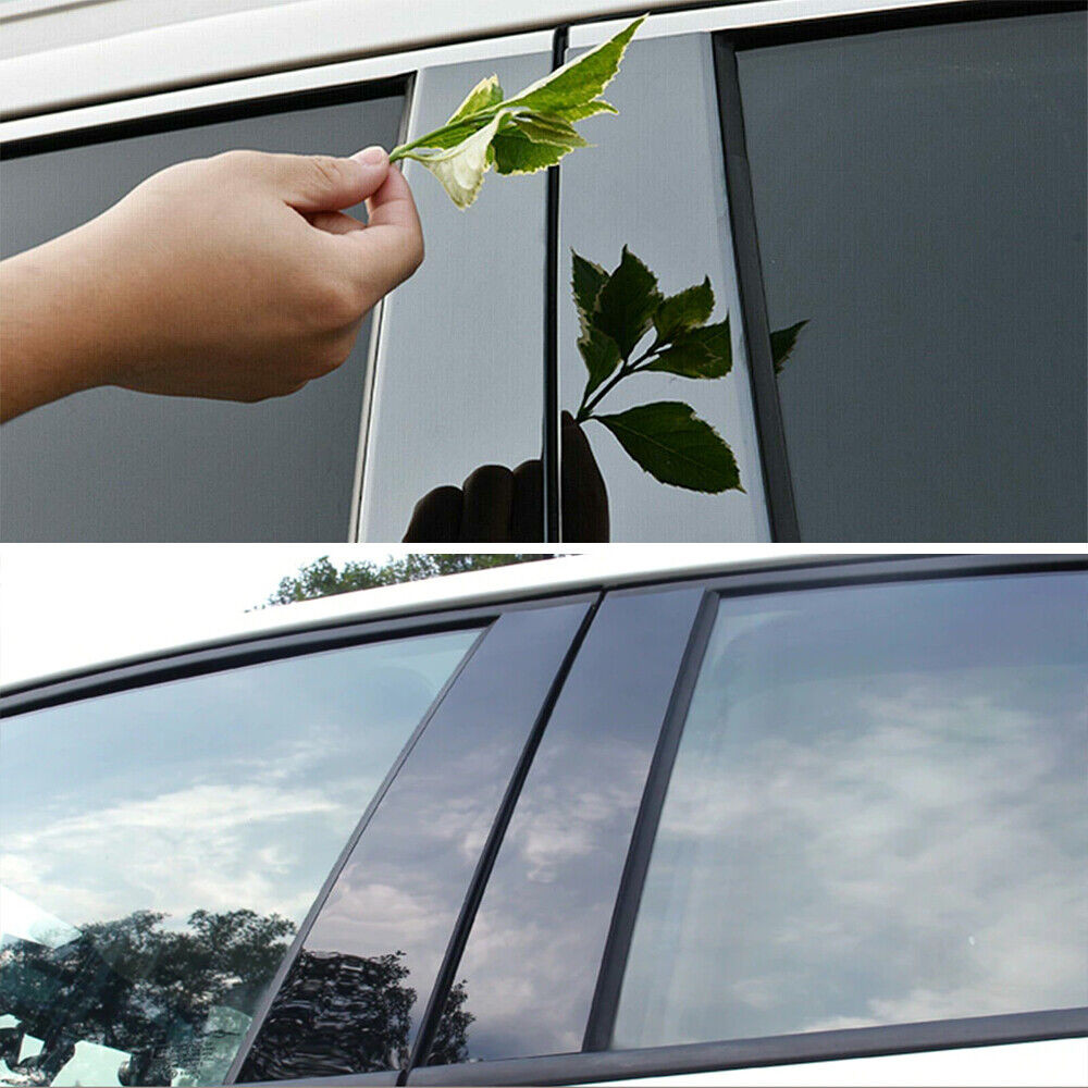 For 2025-26 Toyota Camry 10PCS Gloss Black Pillar Post Window Door Trims Covers