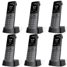6 Yealink W73H IP DECT Addtl Cordless Expansion Handset for W60B W70B W80B W90B
