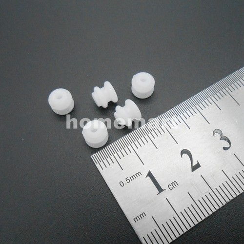 10Pcs MINI Plastic Pulley Gear Model Motor Wheels dia.6mm Shaft Dia.2mm 1.95MM - Picture 13 of 13
