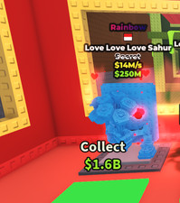RAINBOW Love Love love Sahur 14M/S  Steal A Brainrot