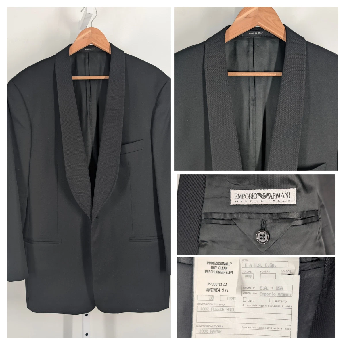 Giorgio Armani Regular Size Suits & Blazers for Men 52 Size for