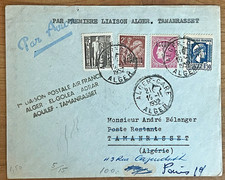 1er LIAISON AERIENNE  AIR FRANCE : ALGER-EL GOLEA- ADRAR- TAMANRASSET 10-11-1952