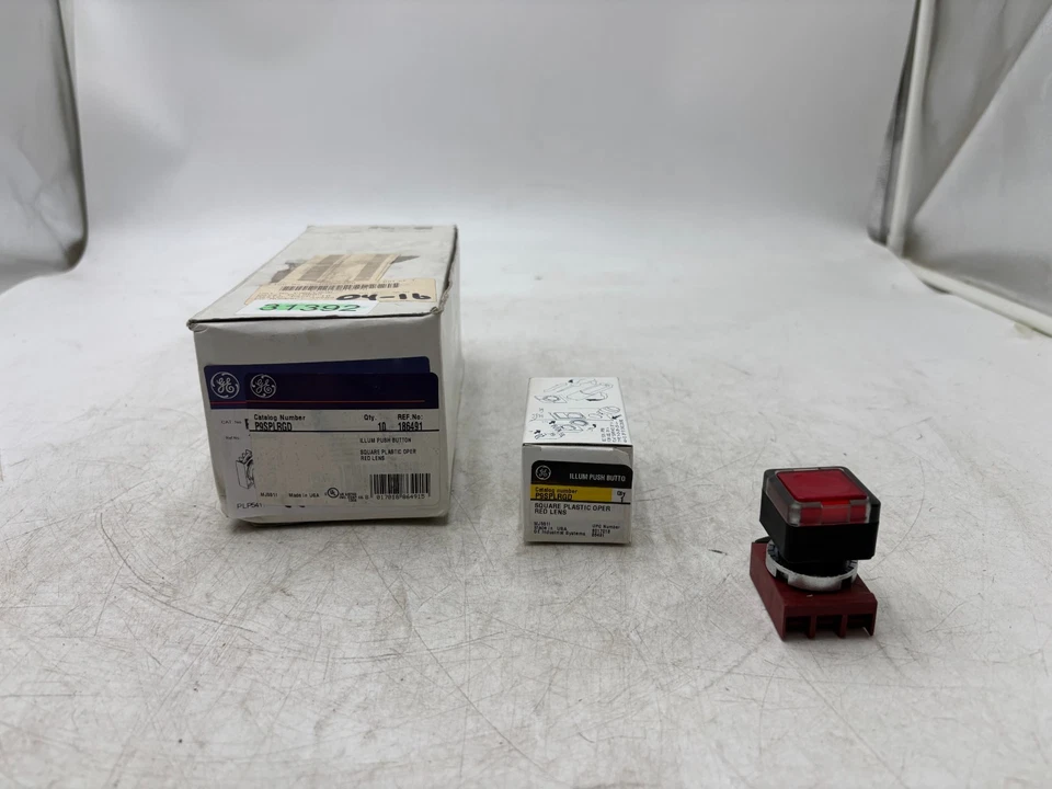 General Electric P9SPLRGD Illuminated Push Button, Pack of 10 - Image 2 of 3