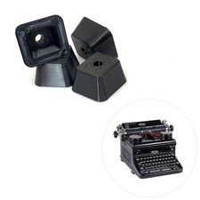 x4 TALL Feet for Royal KHM and KH Typewriter Standard Desktop Replacement Foot