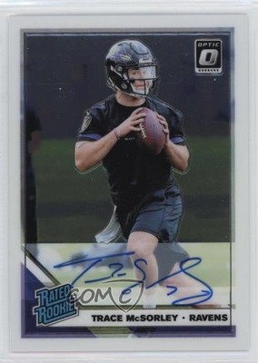2019 Panini Donruss Optic Rated Rookie Auto 28/60 Trace McSorley #196 Auto 0f5t