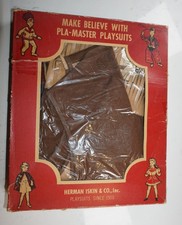 Trajes de juego Pla-Master vintage para niños disfraz de jefe indio talla 8 en caja