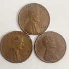 1945 P,D,S Lincoln Wheat  Cent Collectible Coins (FINE - VERY FINE)
