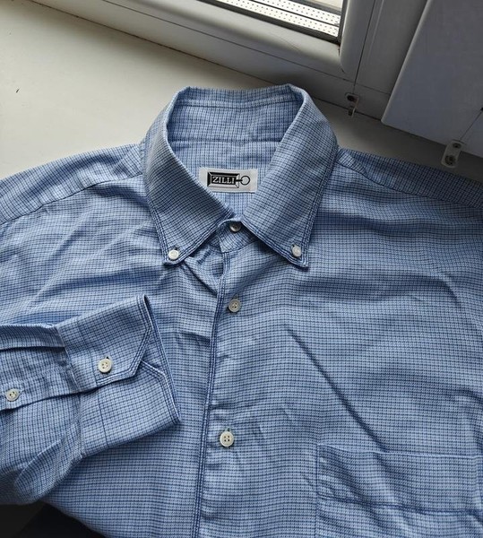 Men Zilli Shirt White Cotton 42 / XL / 50