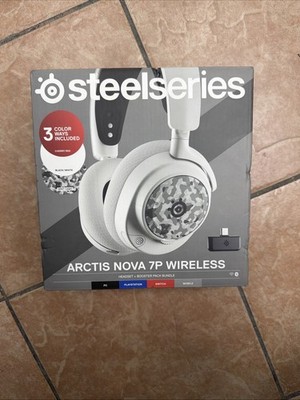 SteelSeries Exclusive Nova 7 Headset with Booster Pack USB-C Wireless Bluetooth.