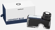 Montblanc Ink Bottle Midnight Blue 60ml Pen Refill MB128186
