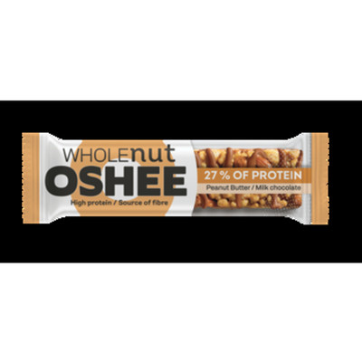 5905868423655 Oshee Wholenut Bar Peanut Butter Milk Chocolate 40g OSHEE Polska s
