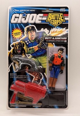 GI Joe Battle Corps Mutt & Junkyard Action Figure MOC 1993 New