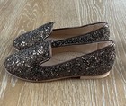 Luisa And Ernesto Girls Glitter Smoking Flats Size EURO 31/US 13 NIB Italy! — photo 2
