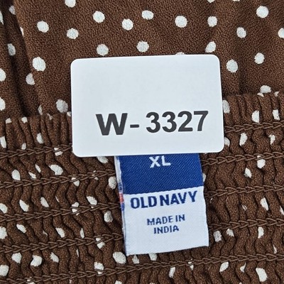 Old Navy Women Dress XL Brown Polka Dot A-Line Sleeveless | eBay
