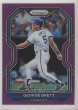 2021 Panini Prizm Tier II Purple Prizm George Brett #188 HOF qf6