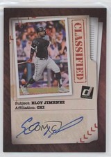 2020 Panini Donruss Classified Signatures Eloy Jimenez #CLS-EJ Auto 1t3