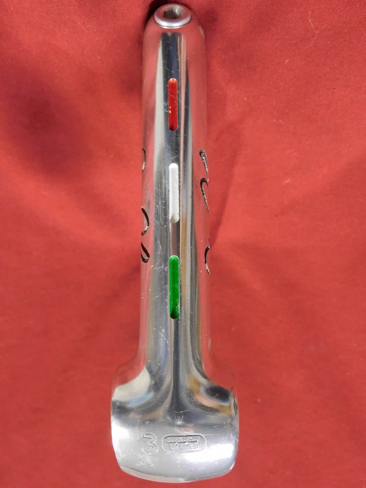 Nuevo Antiguo Stock 3ttt Record Olmo Pantógrafo Vástago Plateado 125 x 25,8 x 22,2 mm Foto 4 de 4