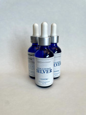 3 Pack New Colloidal Silver 20 PPM Liquid Supplement with Dropper