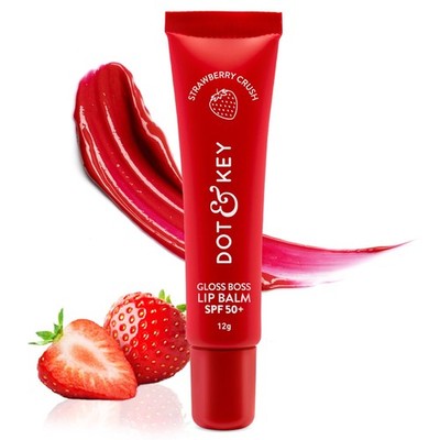 Dot & Key Strawberry Lip Balm (12 gm) for Moisturization for Dry & Dark Lips