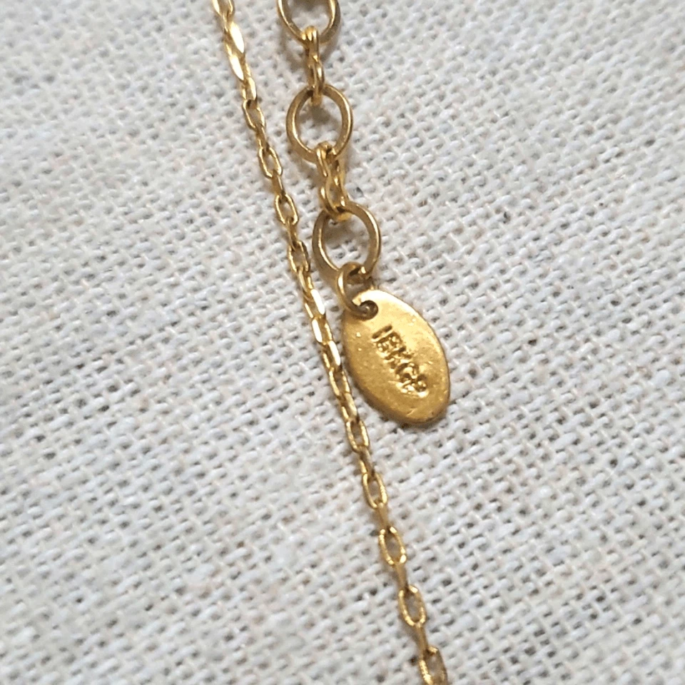 18K GP 复古精致盒链紫水晶石串珠项链 — 第 4/4 张图片