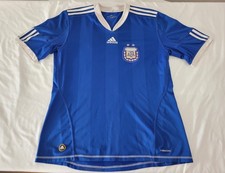 2010 2011 AFA ARGENTINA NATIONAL TEAM AWAY ADIDAS L JERSEY VTG MESSI YOUNG