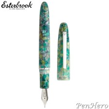 Esterbrook Estie Sea Glass Palladium Plate Trim Fountain Pen Fine