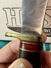 🔥Hess Fixed Blade Hunting Knife Stainless Clip Point 3.5-4in Wood Sheath 1984🔥 — photo 8
