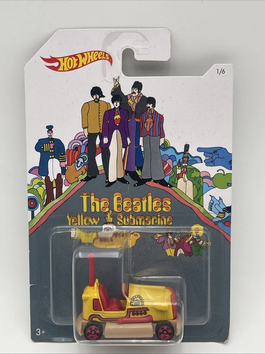 Hot Wheels The Beatles Yellow Submarine Contemporary Diecast Cars