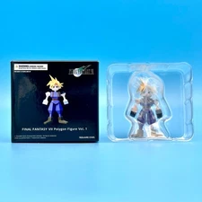 Final Fantasy VII FF 7 Remake Cloud Strife Polygon Mini Figure Statue Vol. 1 Box