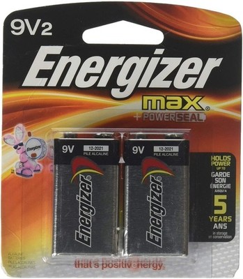 Energizer 4330205921 MAX Alkaline Batteries, 2 Count