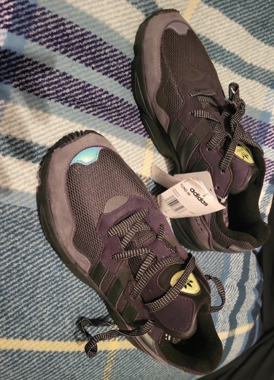 Adidas YUNG 96 colore raro originali nuove con etichette uk 8. foto 5