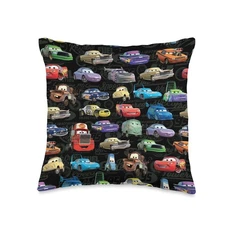 Cars Characters All-Over Print Throw Pillow