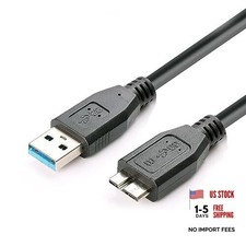 USB 3.0 Hard Drive Cable, USB-A to Micro B Cable Compatible with Samsung 3.3Ft
