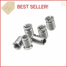HITHUT Stainless Steel 1/4"-20 Female to 3/8"-16 Male Convert Screw Adapter 6 Pi