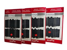 Lot of 4 - Eldon 1/32 Scale 3 Short Straight Track 3721 Slot Car NEW Old Stock