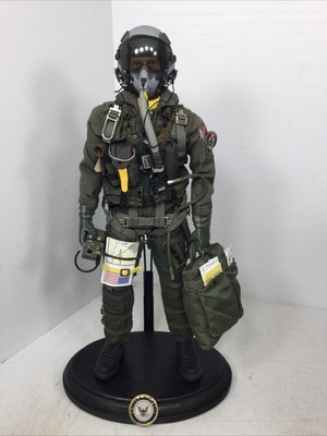 1/6 BBI US NAVY F-14 TOMCAT ''TOPGUN'' MODERN FIGHTER PILOT +BASE DID DRAGON